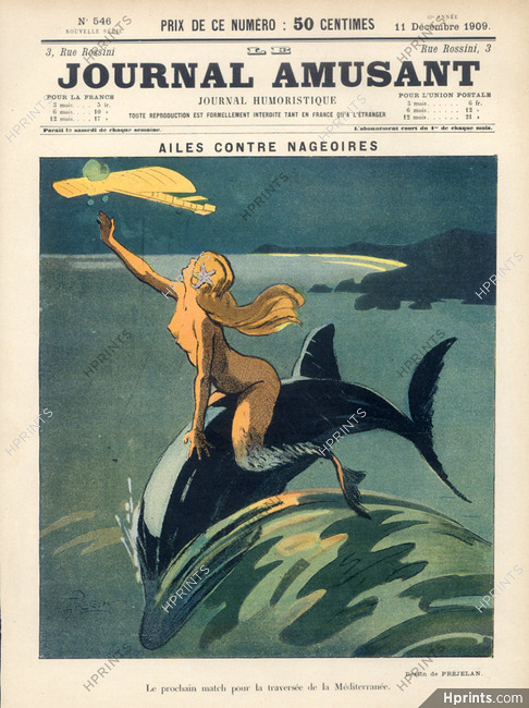 René Préjelan 1909 Mermaid