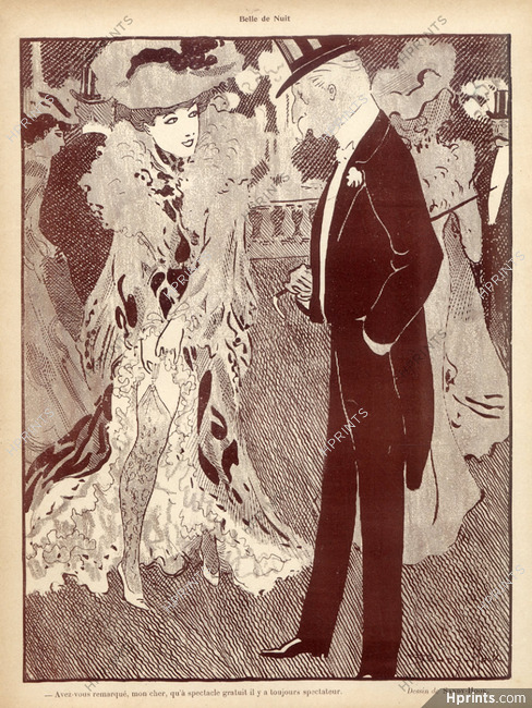 Sandy Hook 1902 "Belle de nuit", Elegant, stockings garters