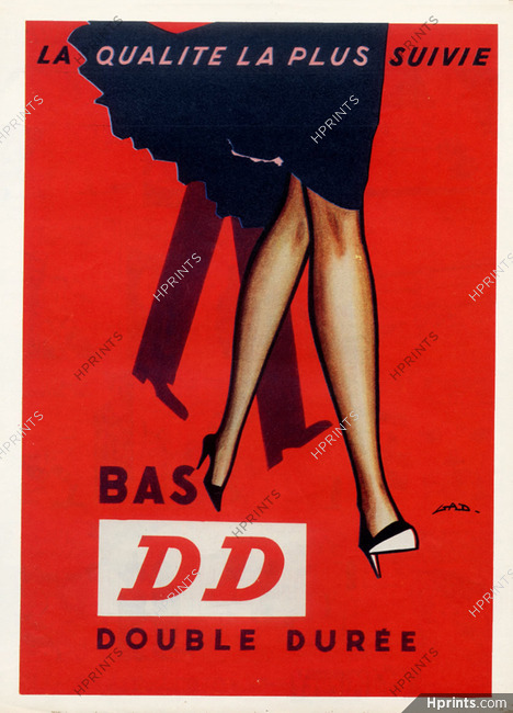 DD - Doré Doré 1959 Stockings, Gadoud