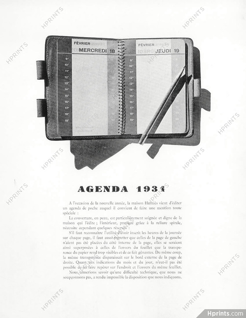 Hermès (Organizers) 1931