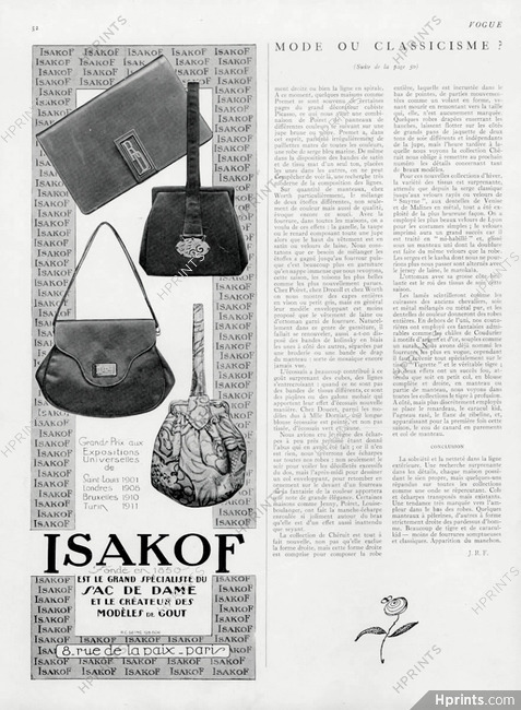 Isakof (Handbags) 1924 Art Deco Style