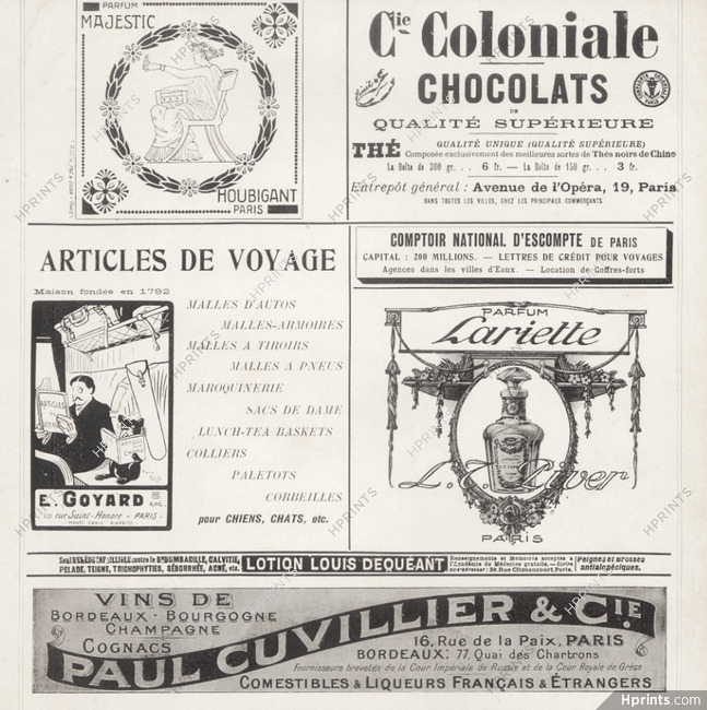 Articles de Voyage” Maroquinerie.