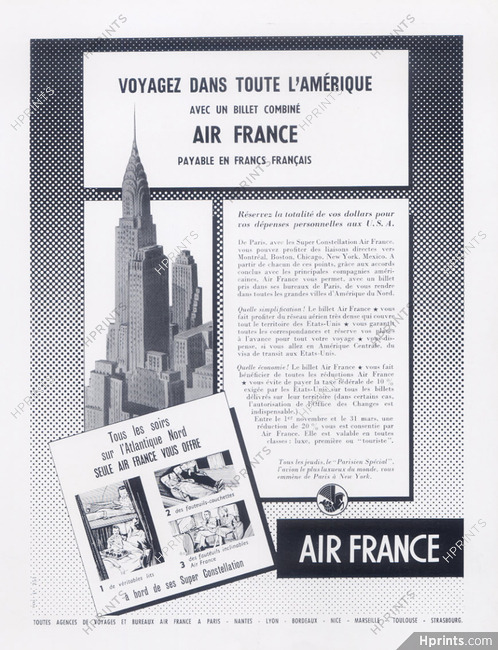 Air France 1948 New-York