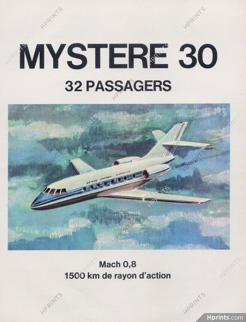 Marcel Dassault 1972 Mystere 30 Airplane