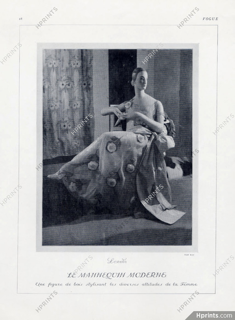Jeanne Lanvin 1925 Photo Man Ray