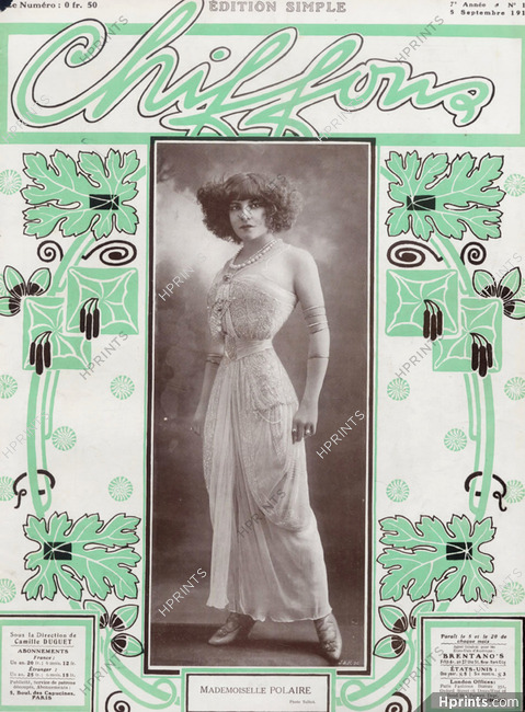 Mlle Polaire 1913 Photo Talbot