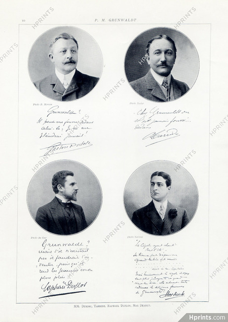 Grunwaldt 1904 Portraits & autographs