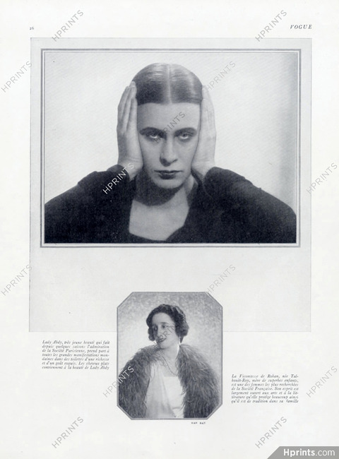 Man Ray 1925 Lady Abdy & la vicomtesse de Rohan