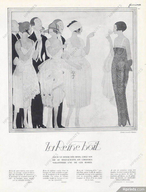 Marty 1919 Premet, Jenny, Madeleine & Madeleine, Dinner Dress