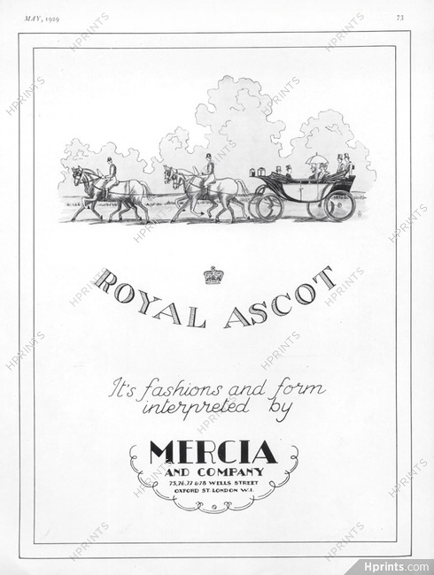 Mercia & Company 1929 Royal Ascott