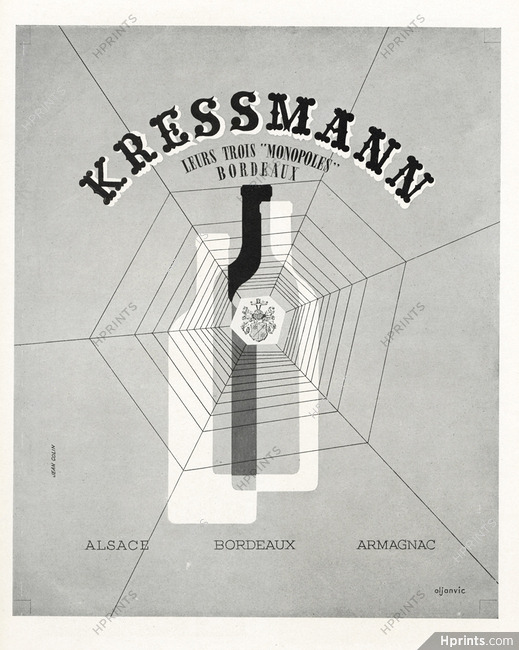 Kressmann (Wine) 1946 Jean Colin