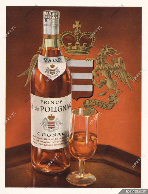 Prince H. de Polignac (Brandy, Cognac) 1948 V.S.O.P