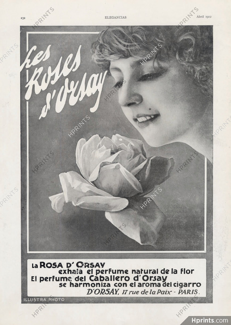 D'Orsay (Perfumes) 1912 "Les Roses" La Rosa d'Orsay