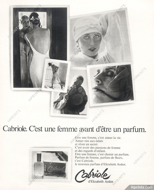 Elizabeth Arden (Perfumes) 1978 "Cabriole"