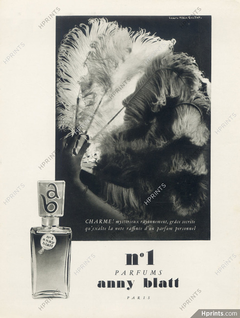 Anny Blatt (Perfumes) 1947 Photo Laure Albin Guillot, N°1