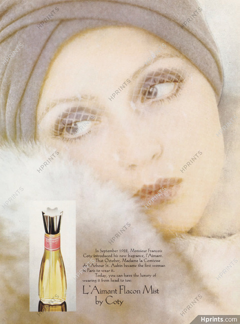 Coty (Perfumes) 1974 "L'aimant"