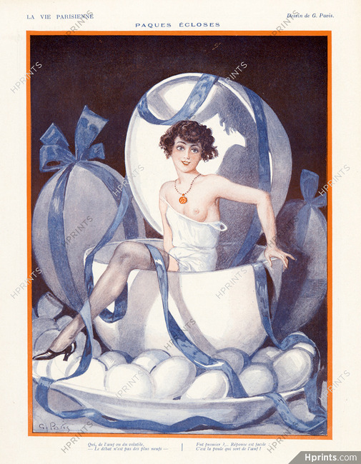 Georges Pavis 1926 Pâques Ecloses, Easter Egg