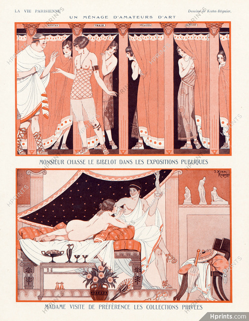 Kuhn-Régnier 1926 Un ménage d'amateurs d'art, Adultery