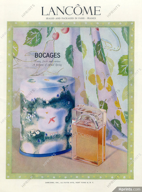Lancôme (Perfumes) 1946 "Bocages"