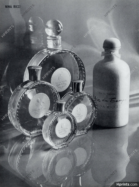 Nina Ricci (Perfumes) 1957 Coeur-joie, L'air du Temps, Fille d'Eve