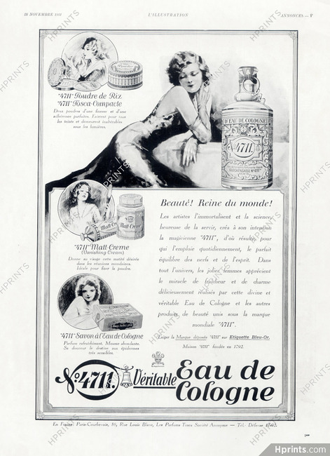 N°4711 Eau de Cologne 1931 "Reine du Monde"