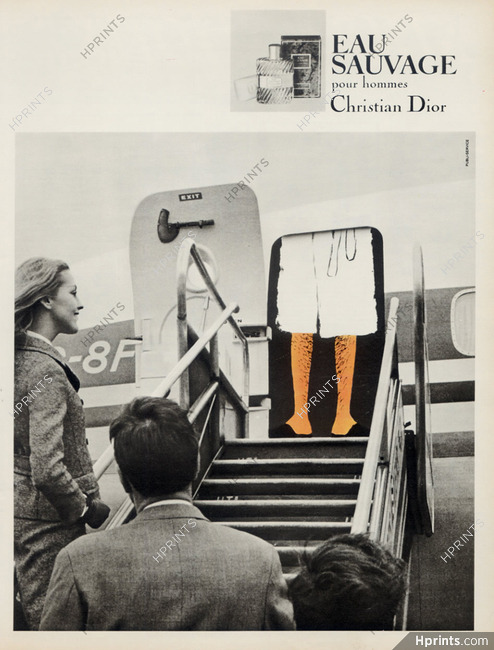 Christian Dior (Perfumes) 1968 Eau Sauvage, René Gruau