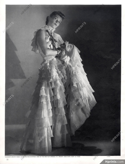 Madeleine Vionnet 1939 Photo Horst, Evening Gown