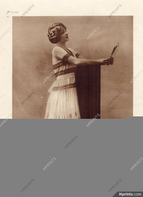 Callot Soeurs 1917 Jane Renouardt, Photo Reutlinger
