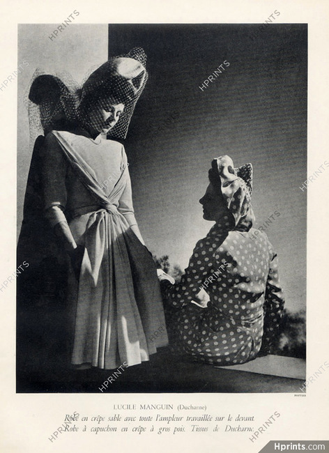 Lucile Manguin (Couture) 1945 Ducharne, Photo Philippe Pottier