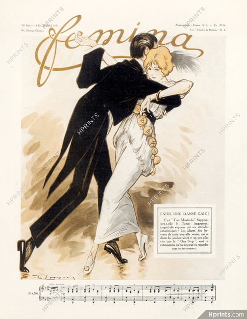 De Losques 1913 Tango Dancers