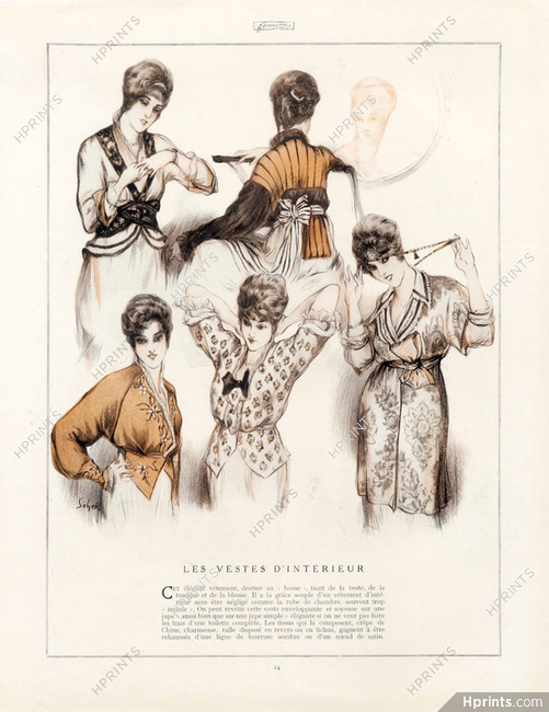 Sohek 1914 Les Vestes d'Intérieur, Homewear