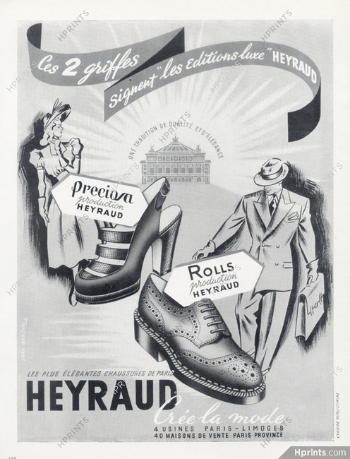 Heyraud (Shoes) 1948 Jean Marchal