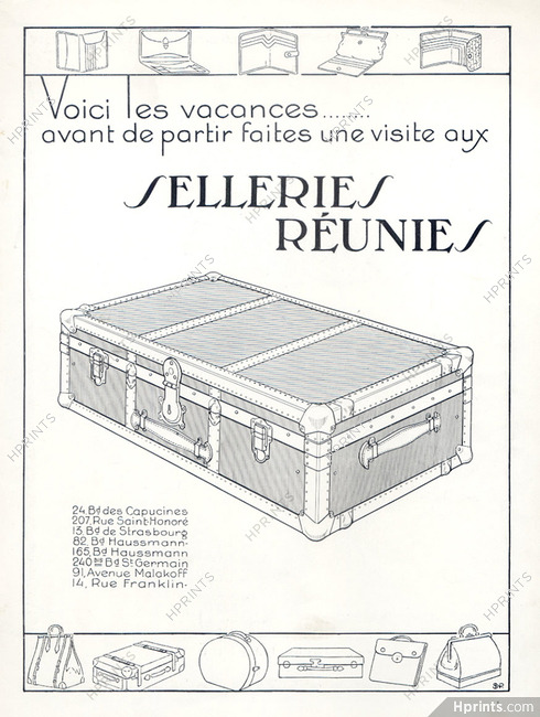 Selleries Réunies (Luggage, Baggage) 1927