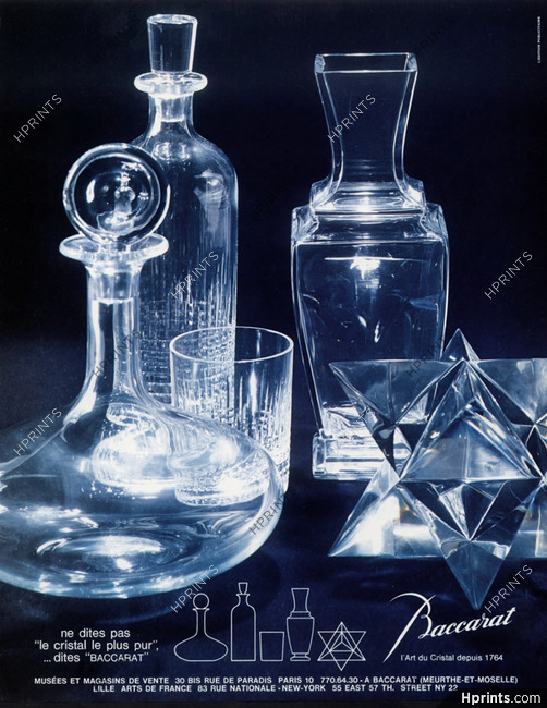 Baccarat (Crystal Glass) 1969