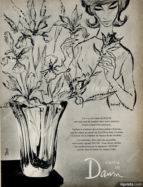 Daum (Crystal Glass) 1960 Darnel