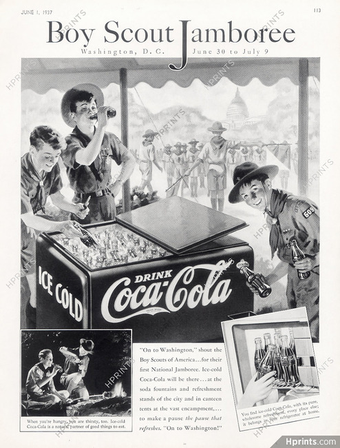 Coca-Cola 1937 Boy Scouts Of America