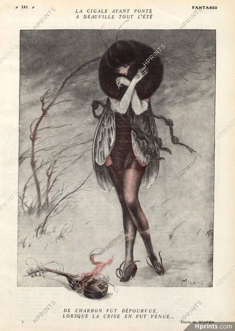 Miarko 1920 Cicada Costume Disguise, Sexy Girl