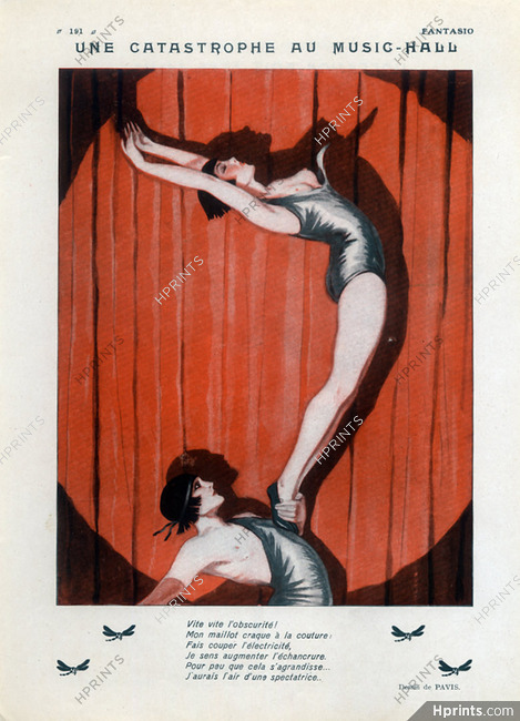 Georges Pavis 1925 Music-hall Equilibrist, Circus
