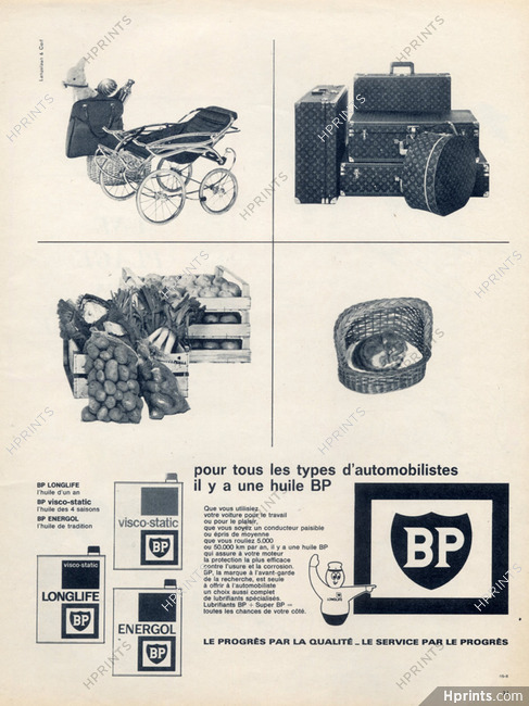 BP (Motor Oil) 1965 Louis Vuitton (Luggage, Baggage)