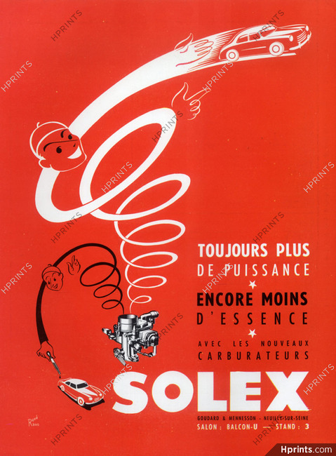 Solex (Carburetors) 1952 René Ravo