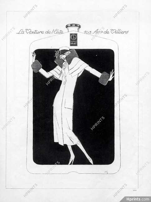 Georges Irat 1924 Emilien Dufour Elegant Parisienne