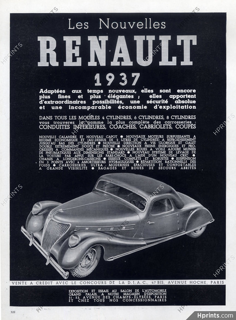 Renault (Cars) 1936