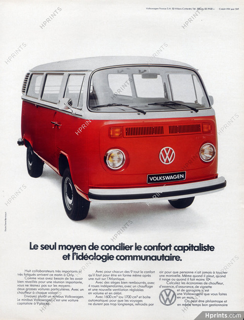 Volkswagen (Cars) 1972 "Minibus" Doyle Dane Bernbach