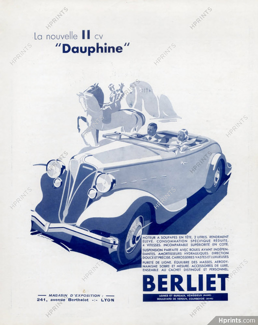 Berliet (Cars) 1934 "Dauphine"