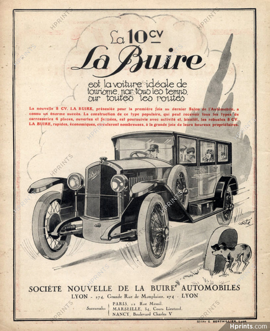 La Buire (Cars) 1926