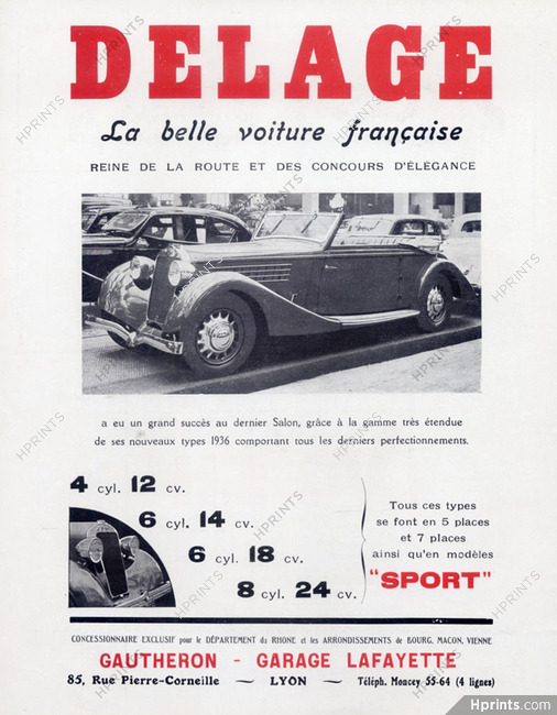 Delage (Cars) 1935 "Sport"