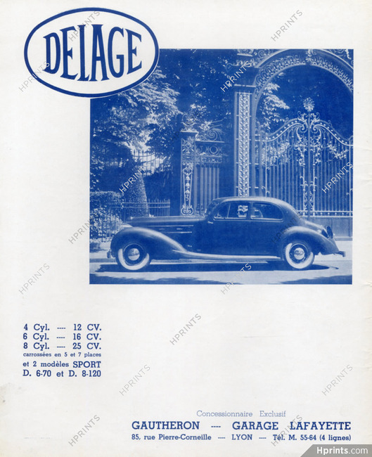 Delage (Cars) 1937