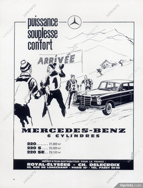 Mercedes-Benz (Cars) 1962
