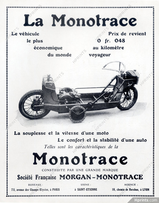 Morgan-Monotrace 1926 Moto