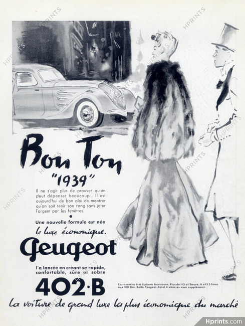 Peugeot (Cars) 1938